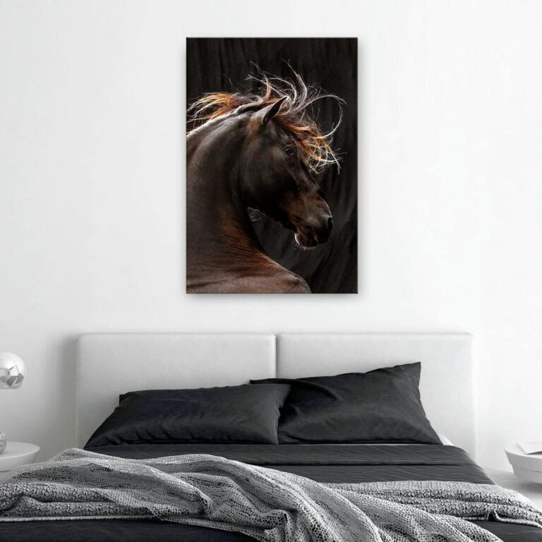 Schilderij - Fiery Wind (1 Part) Vertical