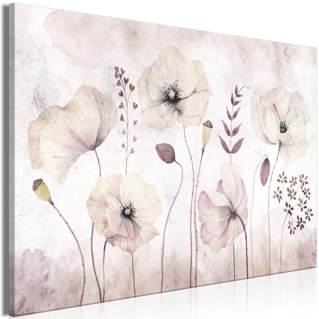 Schilderij - Floral Moment (1 Part) Wide - Afbeelding 2