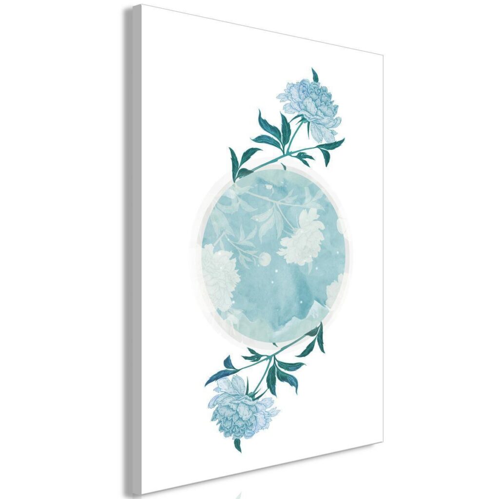 Schilderij - Floral Planet (1 Part) Vertical - Afbeelding 2