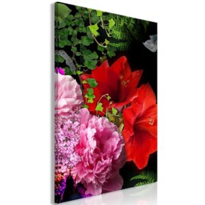 Schilderij - Floral Symphony (1 Part) Vertical
