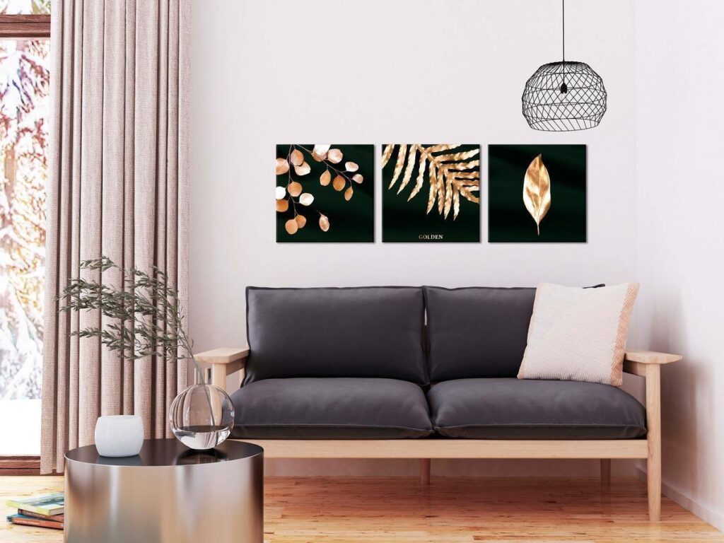 Schilderij - Floristic Splendor (3 Parts)