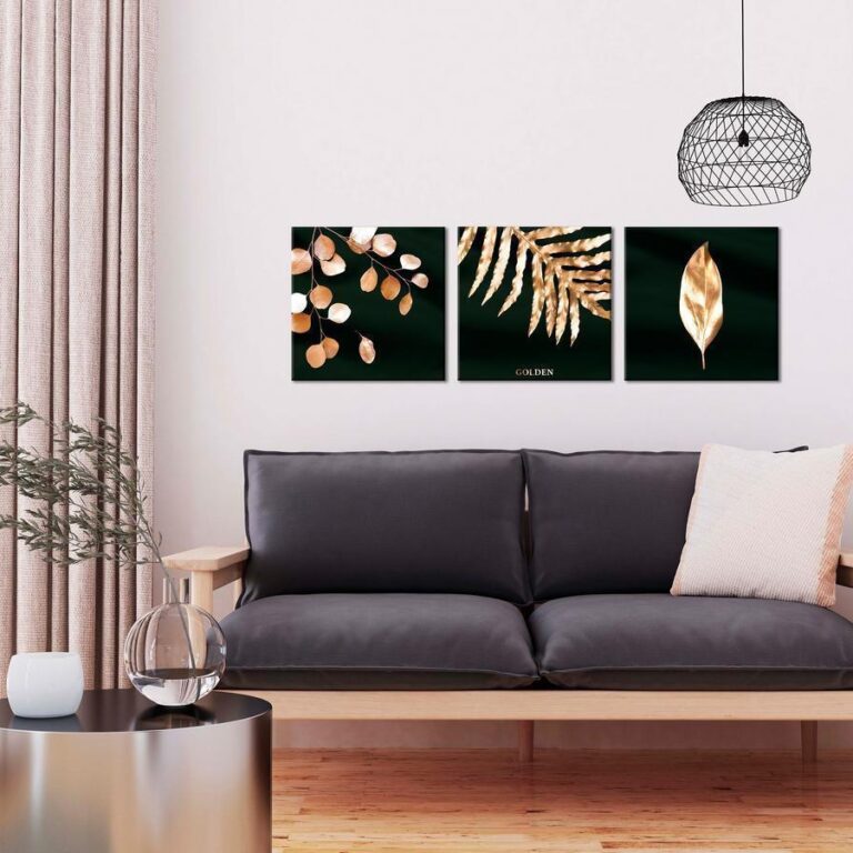 Schilderij - Floristic Splendor (3 Parts)