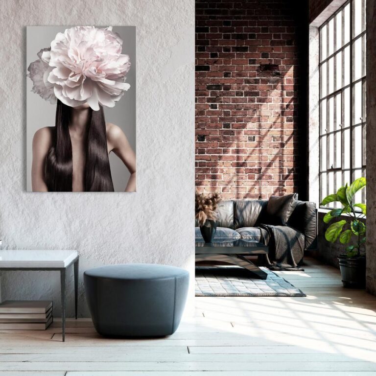 Schilderij - Flower Head (4 Parts)