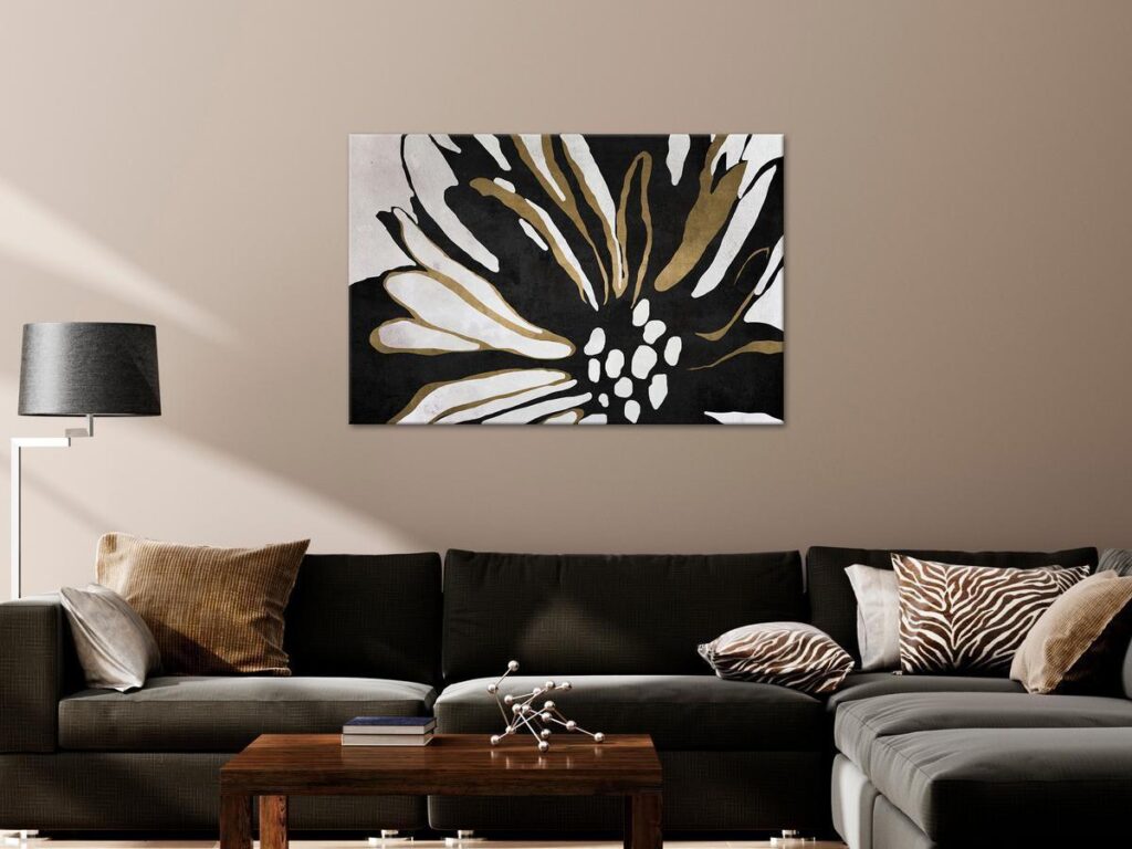 Schilderij - Flower of the Night (1 Part) Wide - Afbeelding 2