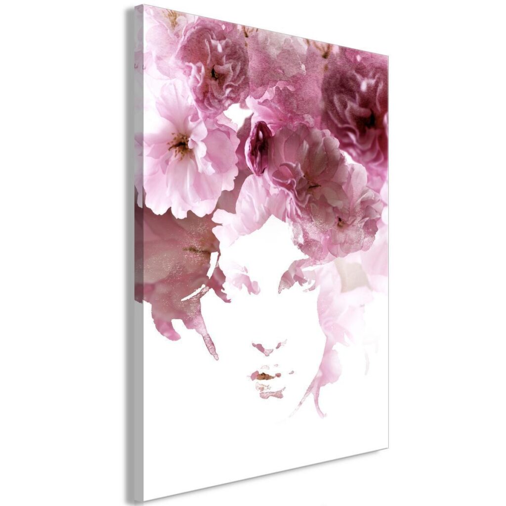 Schilderij - Flowery Look (1 Part) Vertical - Afbeelding 2