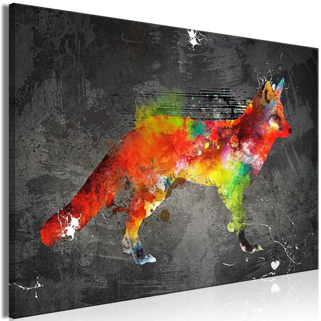 Schilderij - Forest Hunter (1 Part) Wide - Afbeelding 2