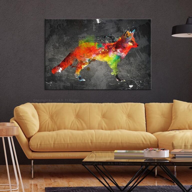 Schilderij - Forest Hunter (1 Part) Wide