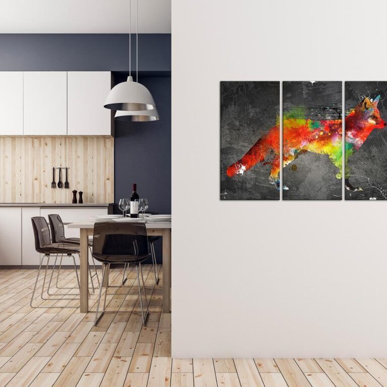 Schilderij - Forest Hunter (3 Parts)