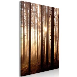 Schilderij - Forest Paths (1 Part) Vertical