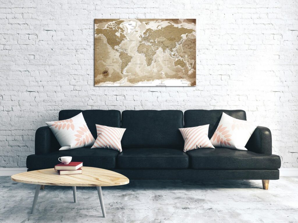 Schilderij - Forgotten World (1 Part) Wide