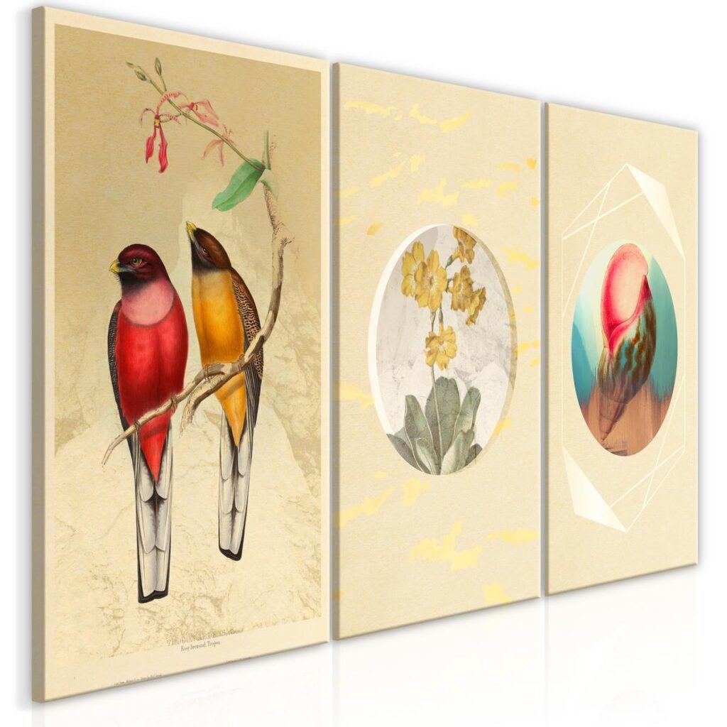 Schilderij - Forms in Nature (3 Parts)