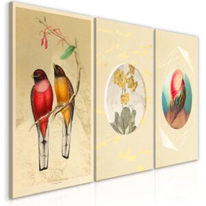 Schilderij - Forms in Nature (3 Parts)