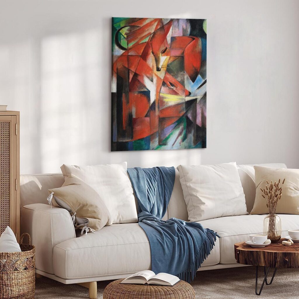 Schilderij - Fox - Afbeelding 2