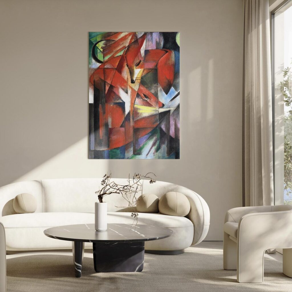 Schilderij - Fox - Afbeelding 3