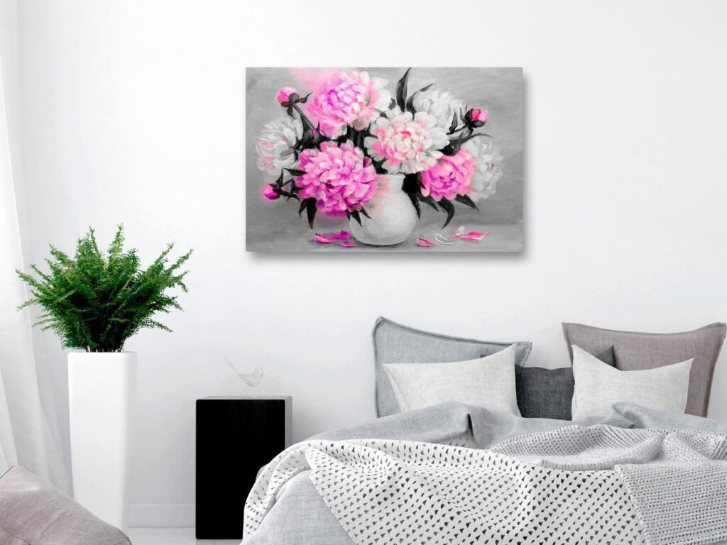 Schilderij - Fragrant Colours (1 Part) Wide Pink - Afbeelding 2