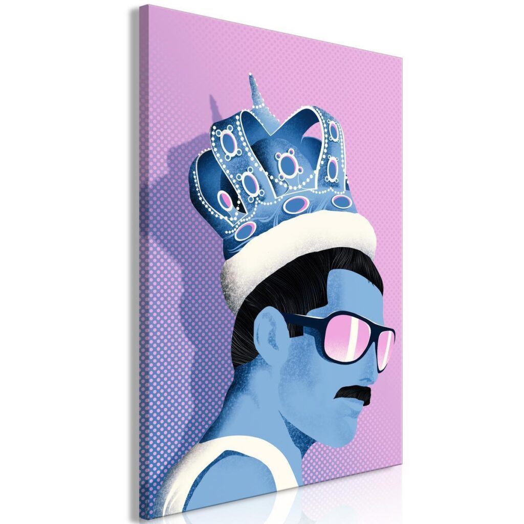 Schilderij - Freddie (1 Part) Vertical - Afbeelding 2