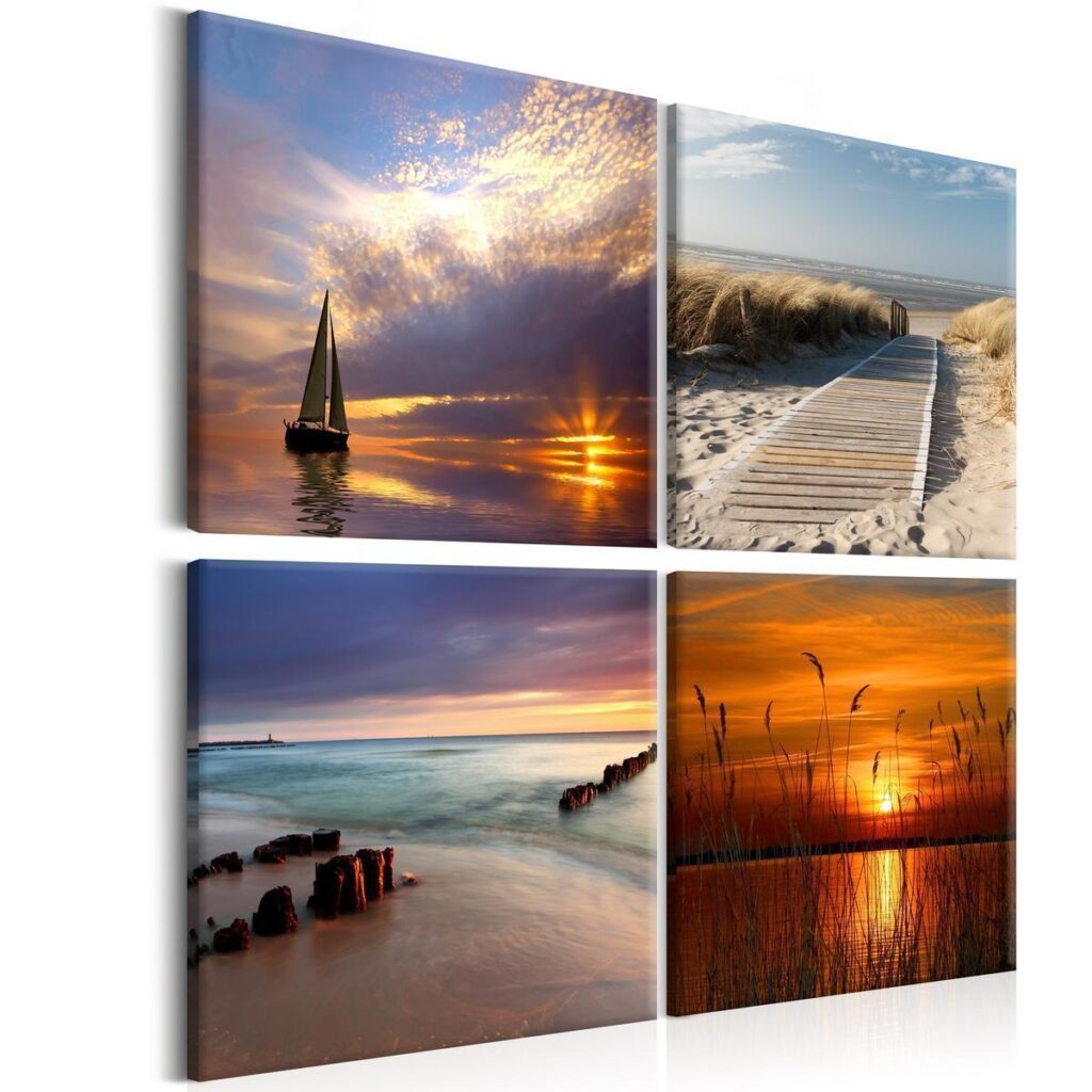 Schilderij - From Dusk to Dawn