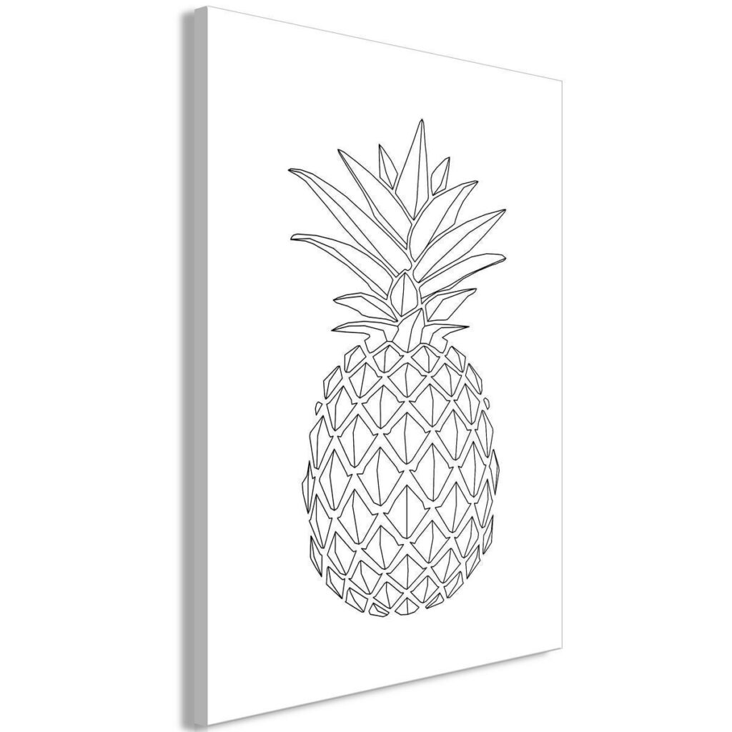 Schilderij - Fruity Sketch (1 Part) Vertical - Afbeelding 2