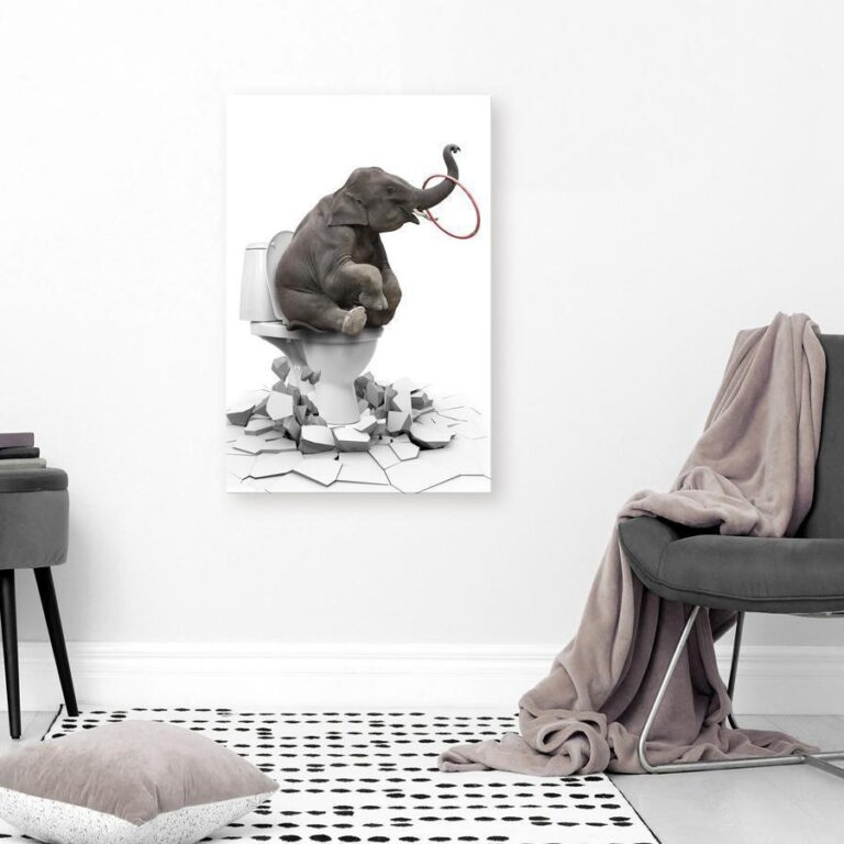 Schilderij - Fun All Over (1 Part) Vertical