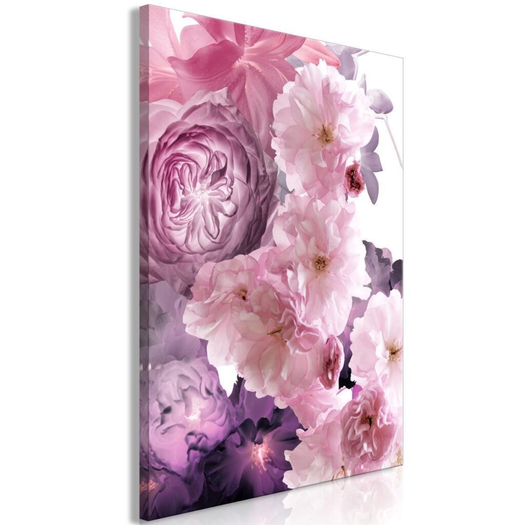 Schilderij - Garden of Floral Scents (1-part) - Nature in Shades of Pink - Afbeelding 2