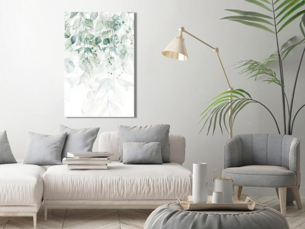 Schilderij - Gentle Touch of Nature (1 Part) Vertical