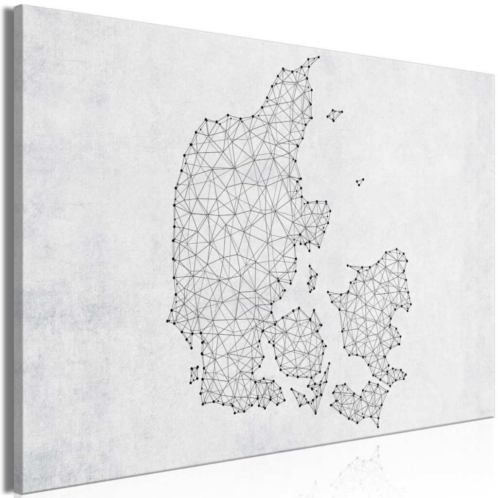 Schilderij - Geometric Land (1 Part) Wide - Afbeelding 2