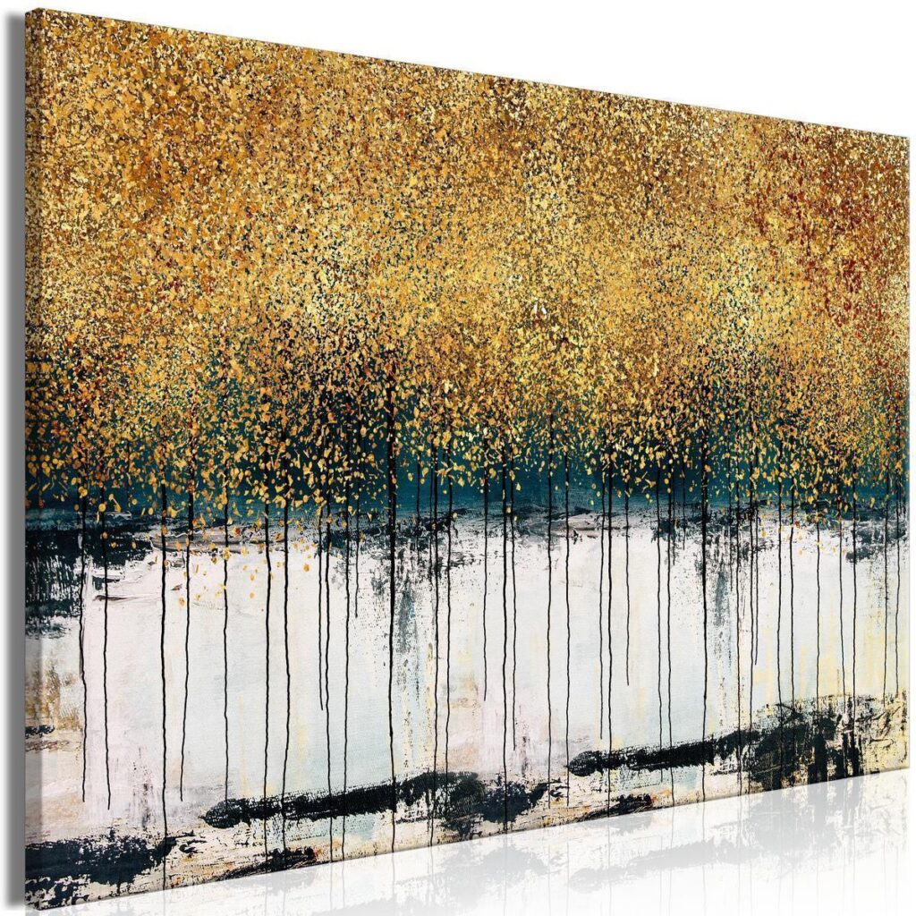 Schilderij - Gilded Nature (1 Part) Wide - Afbeelding 2