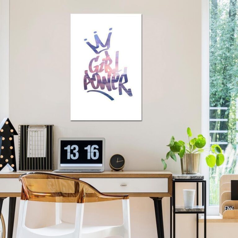 Schilderij - Girl Power (1 Part) Vertical