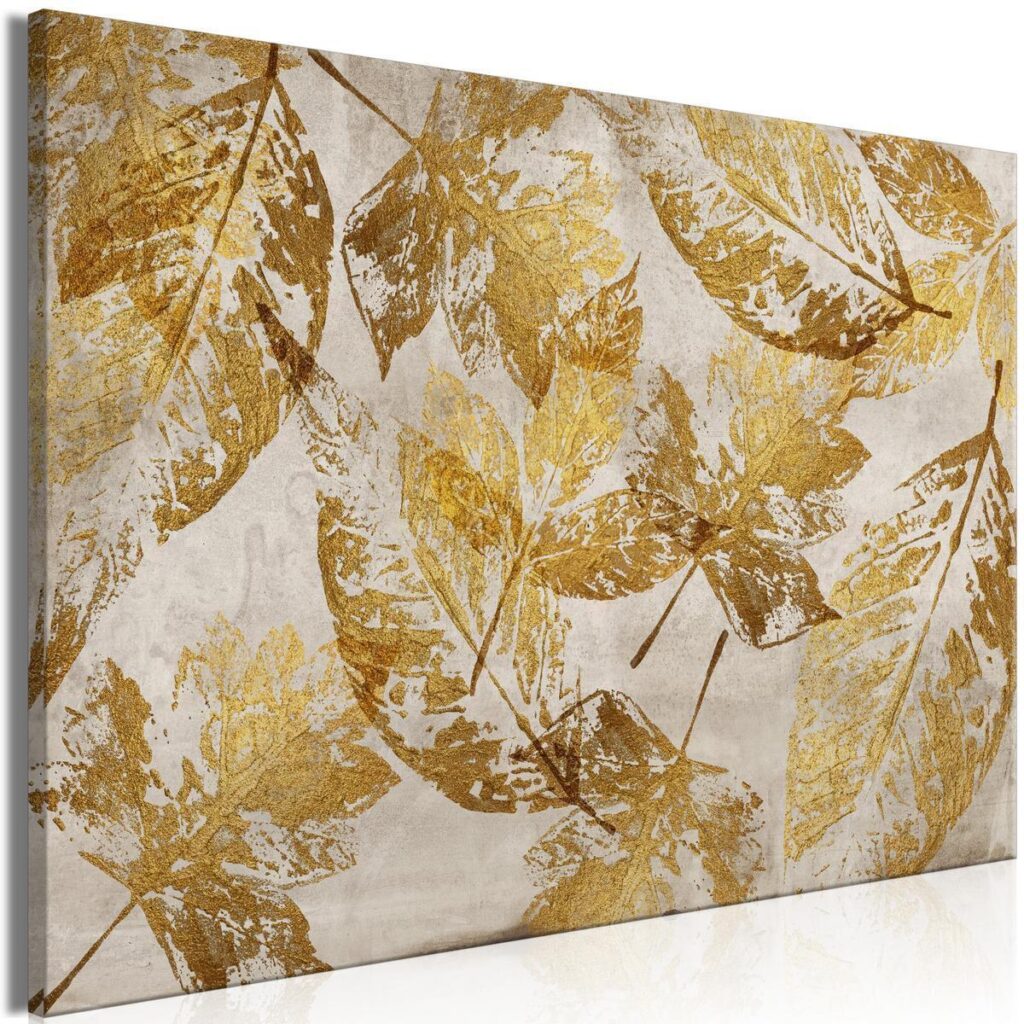 Schilderij - Gold Mosaic (1 Part) Wide