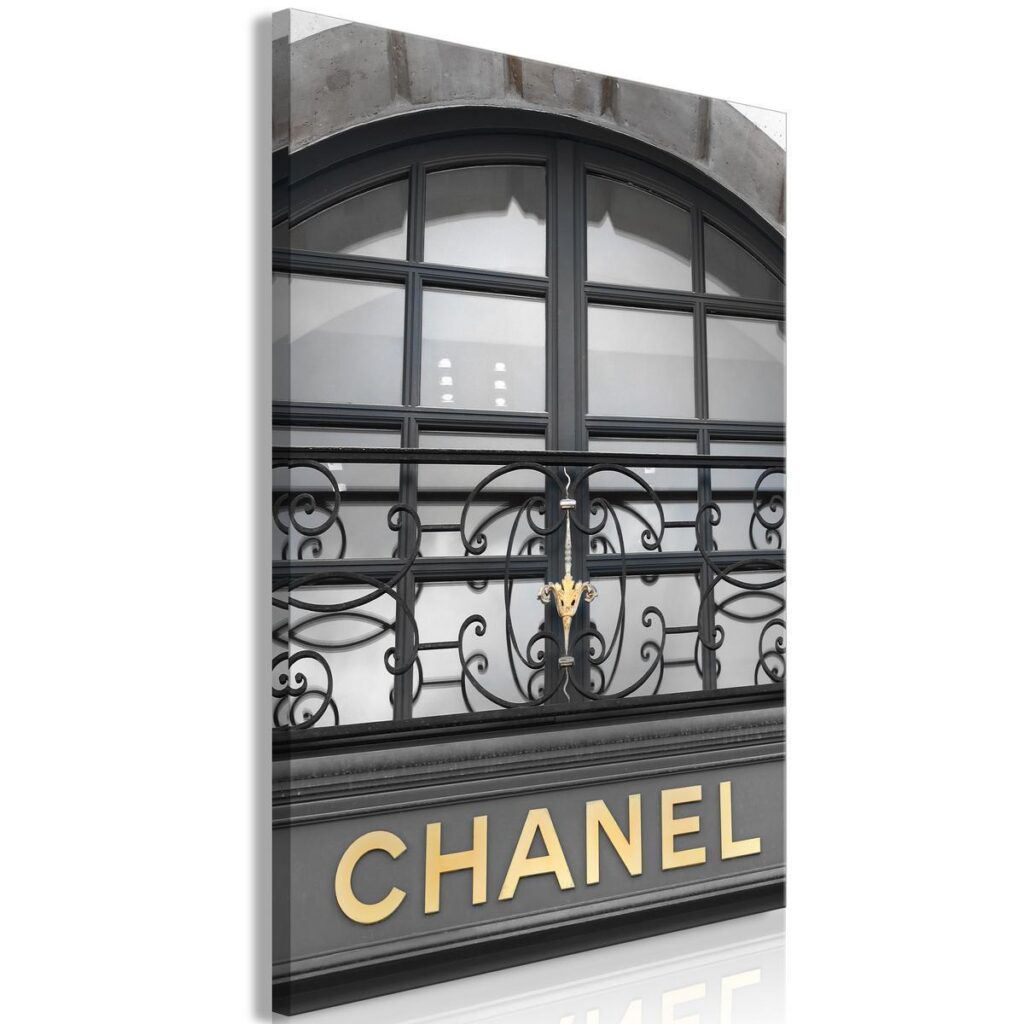 Schilderij - Gold Signboard (1 Part) Vertical - Afbeelding 2