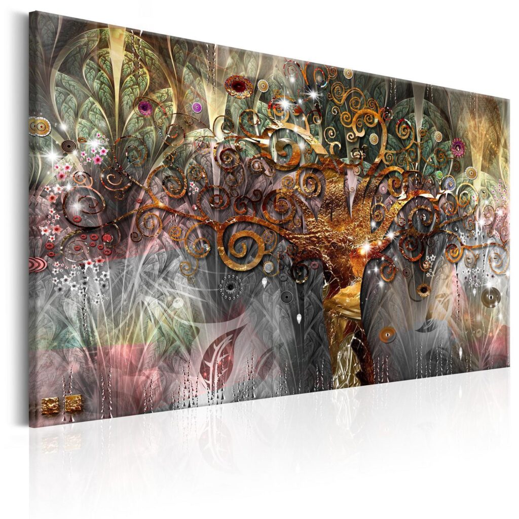 Schilderij - Gold Tree - Afbeelding 2