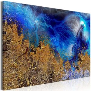 Schilderij - Gold of the Ocean (1 Part) Wide