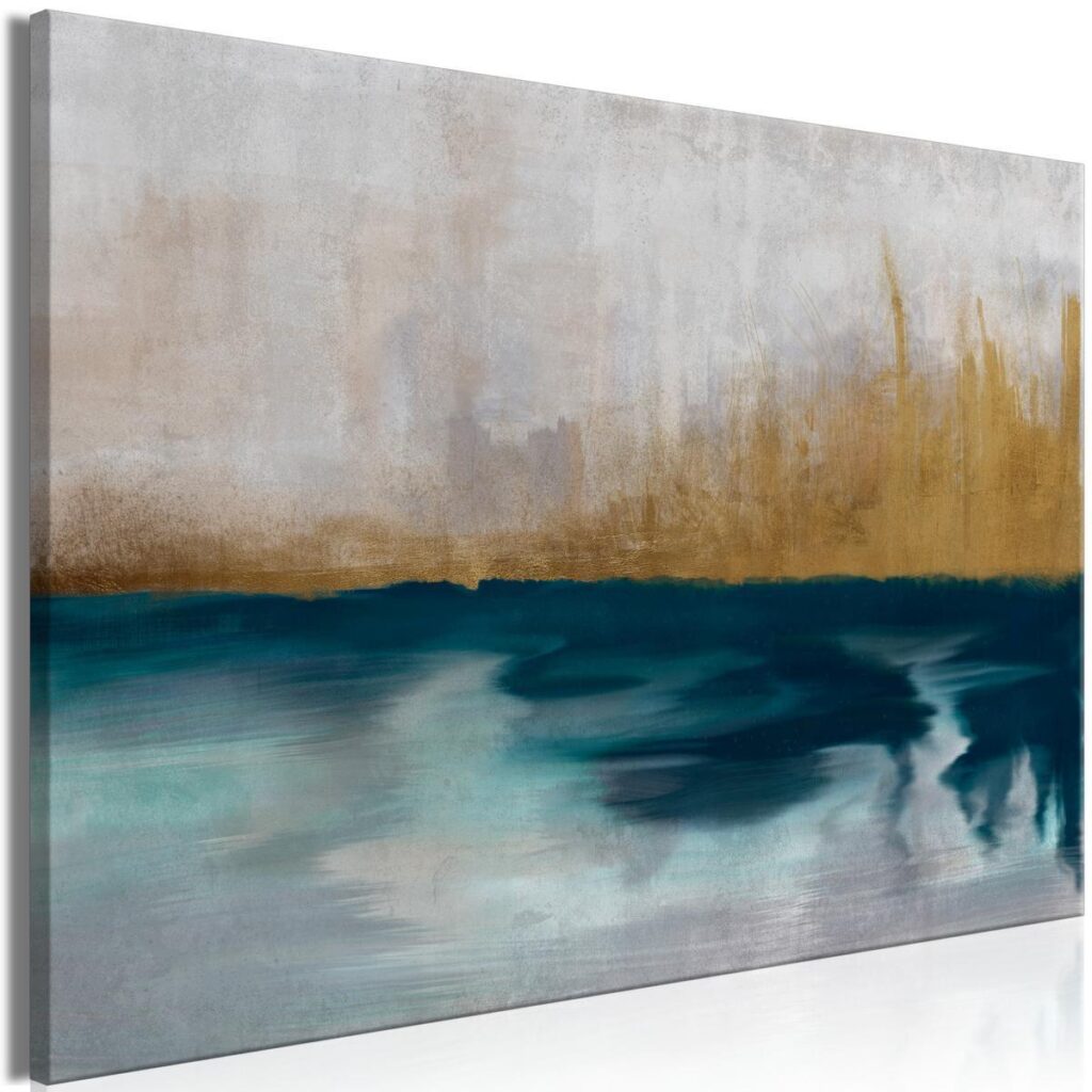 Schilderij - Golden Grasses (1 Part) Wide - Afbeelding 2