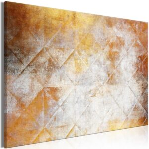 Schilderij - Golden Modernism (1 Part) Wide