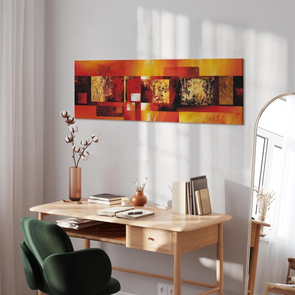 Schilderij - Golden Spell - Afbeelding 5