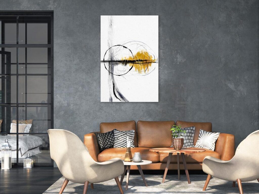Schilderij - Golden Sunrise (1 Part) Vertical