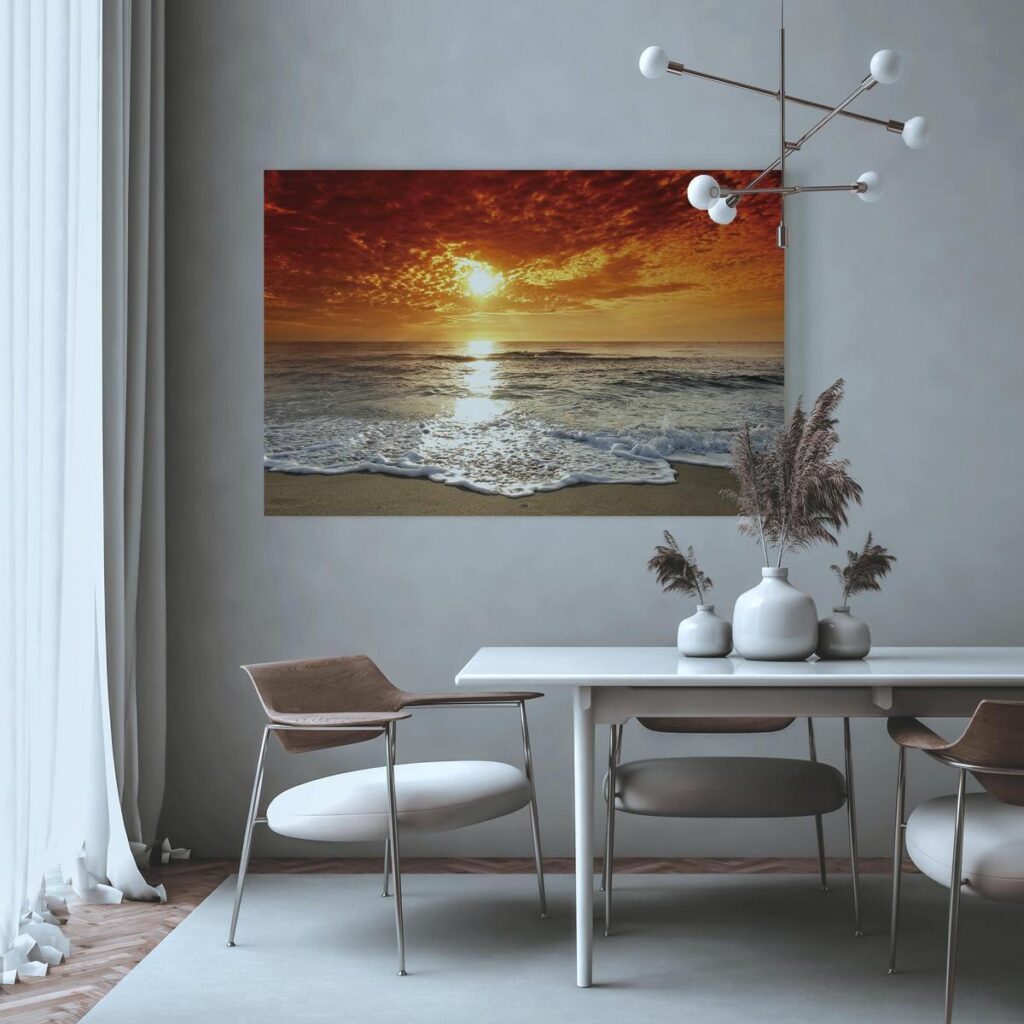 Schilderij - Gorgeous Beach - Afbeelding 4