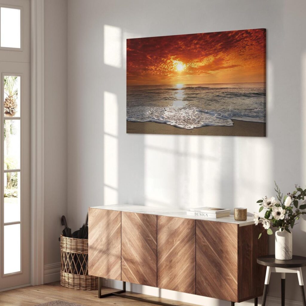 Schilderij - Gorgeous Beach - Afbeelding 5