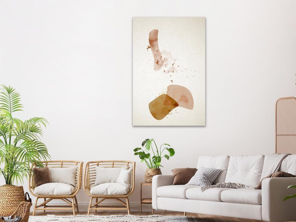 Schilderij - Great Elation (1 Part) Vertical - Afbeelding 2
