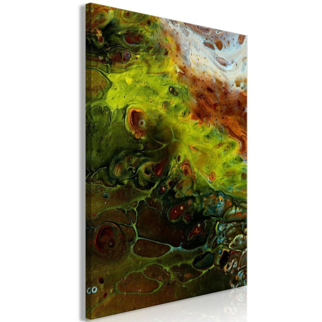 Schilderij - Green Elements (1 Part) Vertical - Afbeelding 2