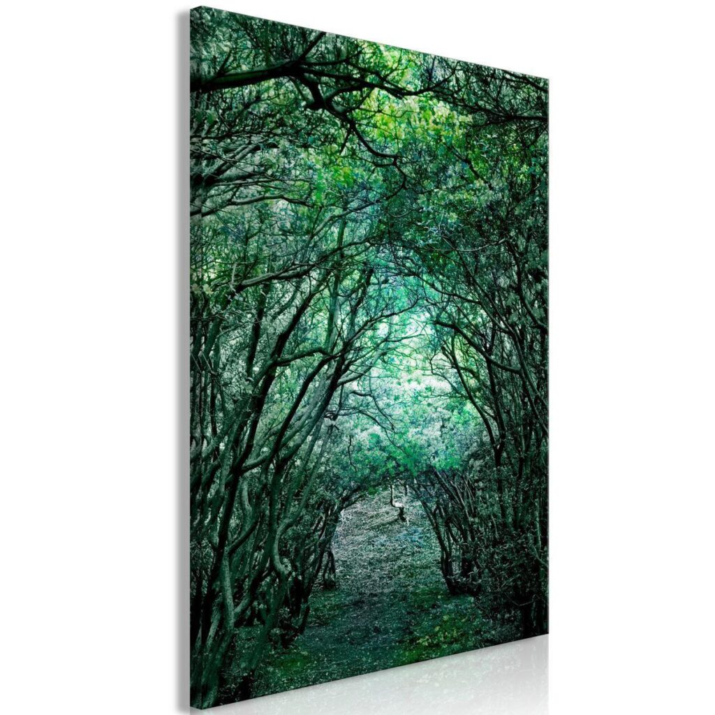 Schilderij - Green Pergola (1 Part) Vertical - Afbeelding 2