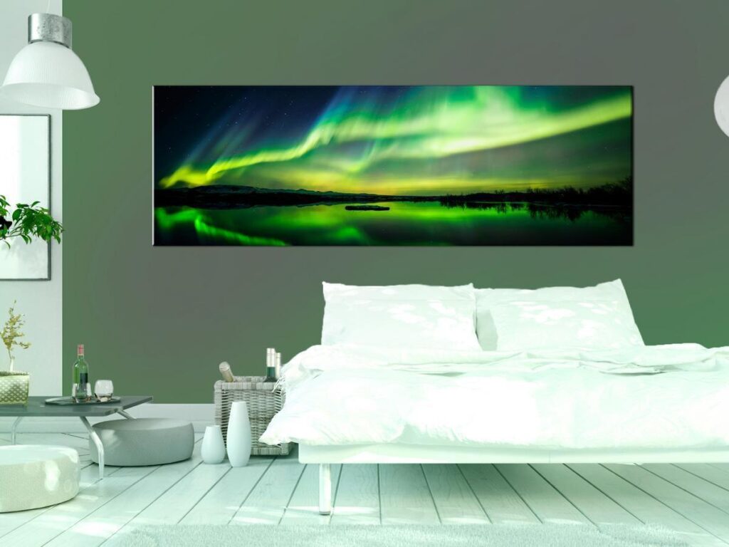 Schilderij - Green Sky - Afbeelding 2