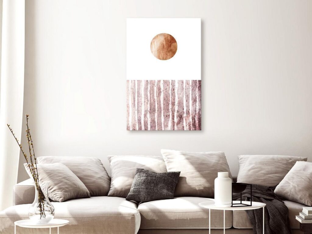 Schilderij - Harmony and Rhythm (1 Part) Vertical