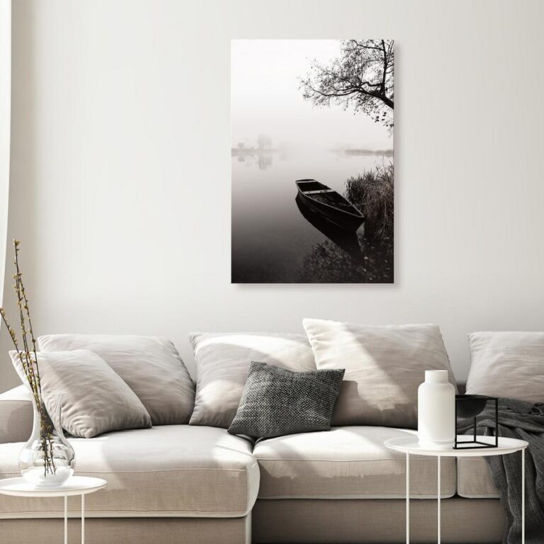 Schilderij - Haven Under Tree (1 Part) Vertical
