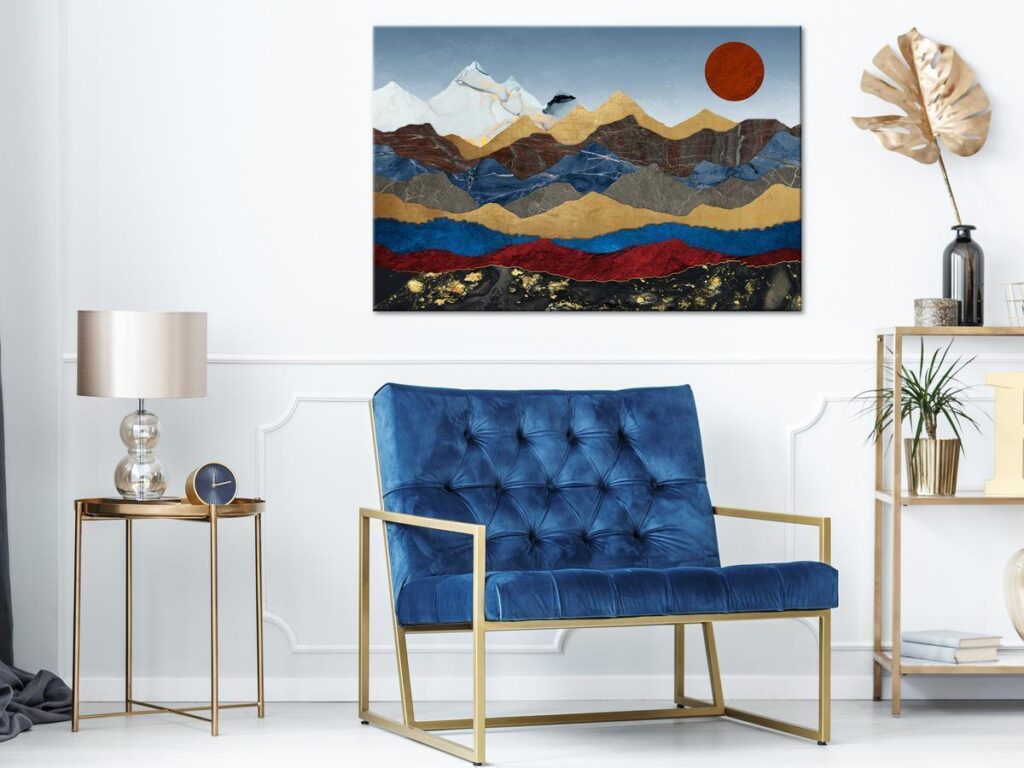 Schilderij - Heart of the Mountains (1 Part) Wide - Afbeelding 2