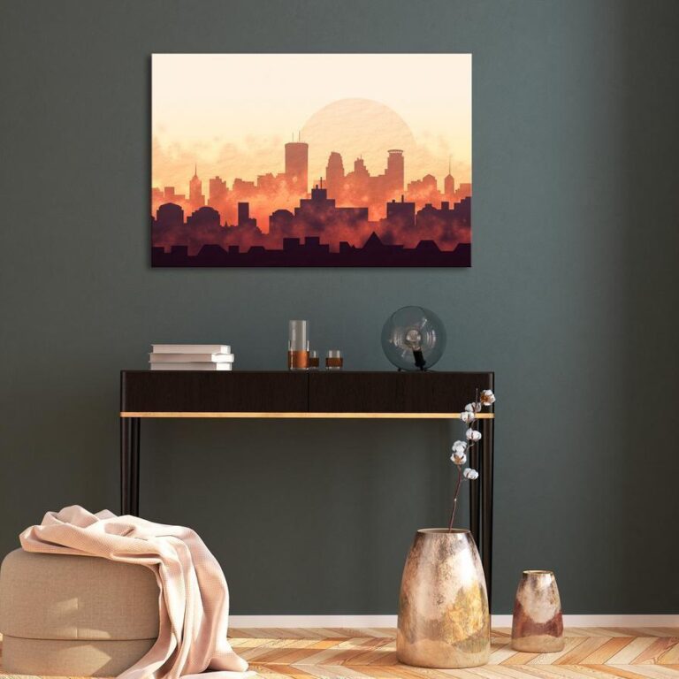 Schilderij - Heat of the City (1 Part) Wide