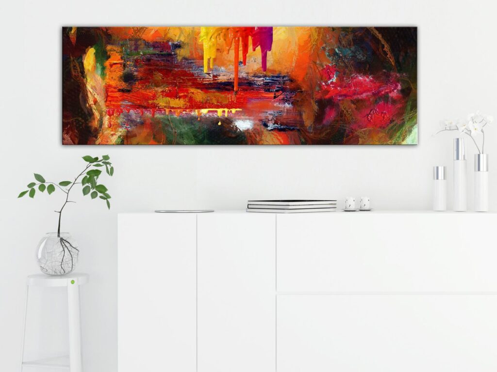 Schilderij - Hell (1 Part) Narrow - Afbeelding 2