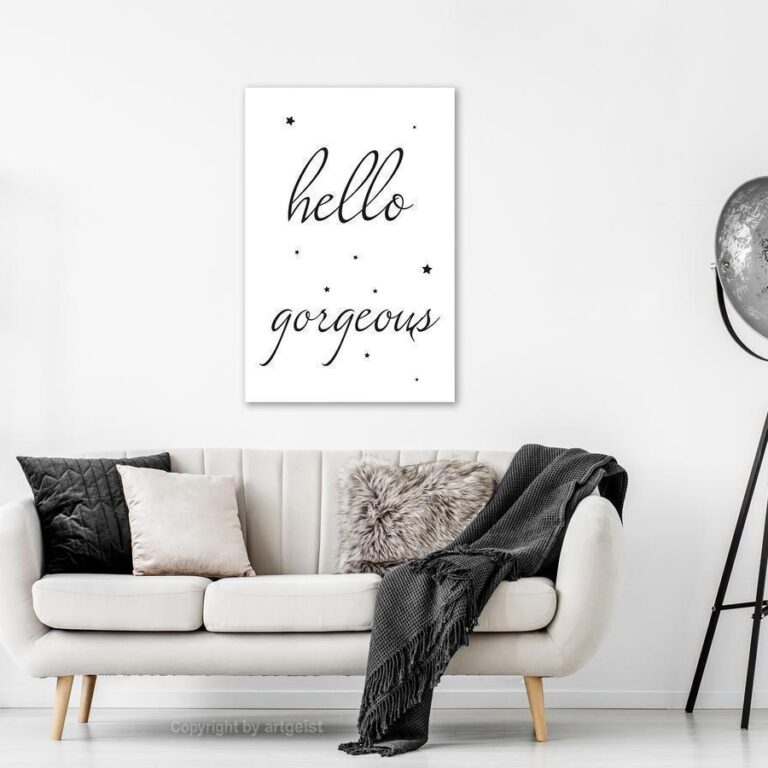 Schilderij - Hello Gorgeous (1 Part) Vertical