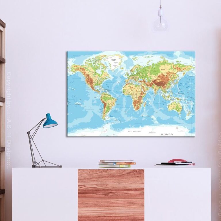 Schilderij - Hello World (1 Part) Wide