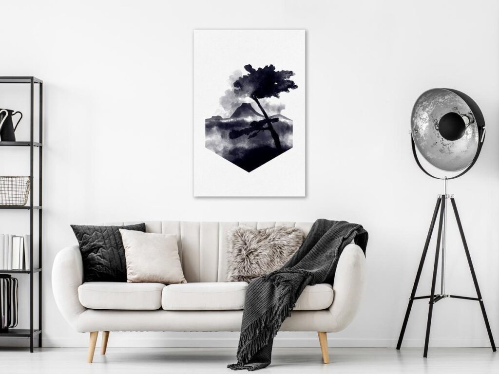 Schilderij - High Mountain (1 Part) Vertical